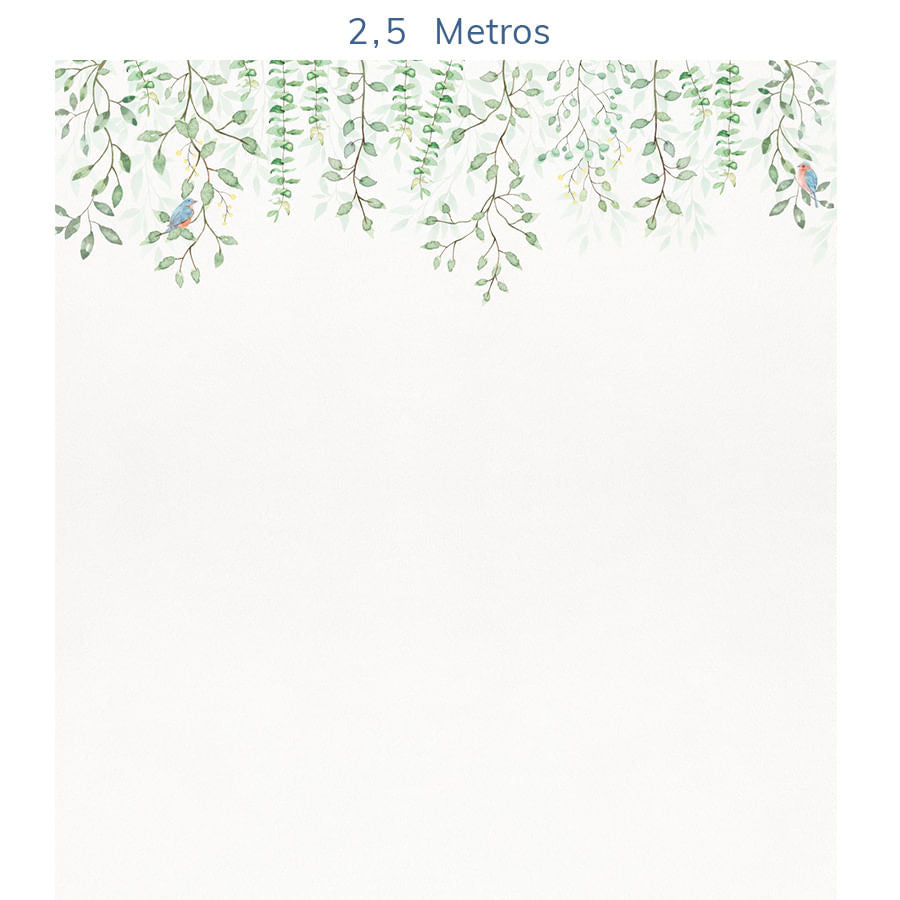 Papel de Parede Infantil Jardim Suspenso - Mural