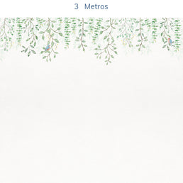 Papel de Parede Infantil Jardim Suspenso - Mural