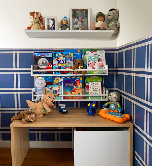 Papel de Parede Infantil Xadrez Britânico do Pippo