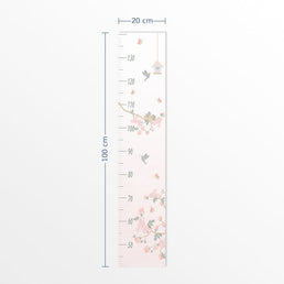 Régua de Crescimento Adesivo Floral LIV