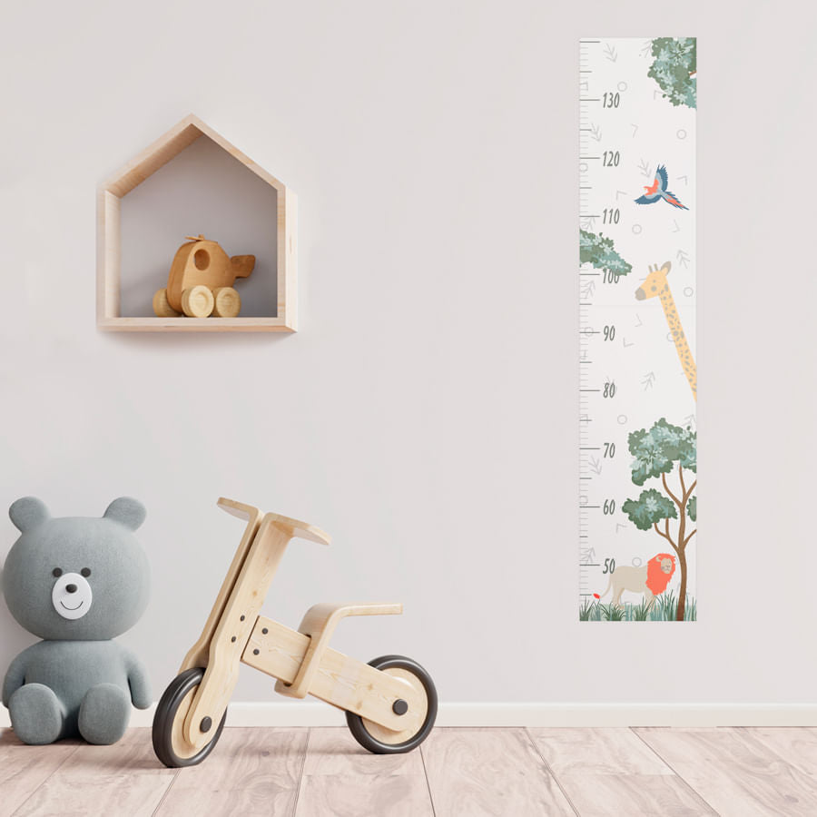 Régua de Crescimento Adesivo Floresta