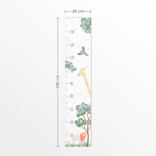 Régua de Crescimento Adesivo Floresta