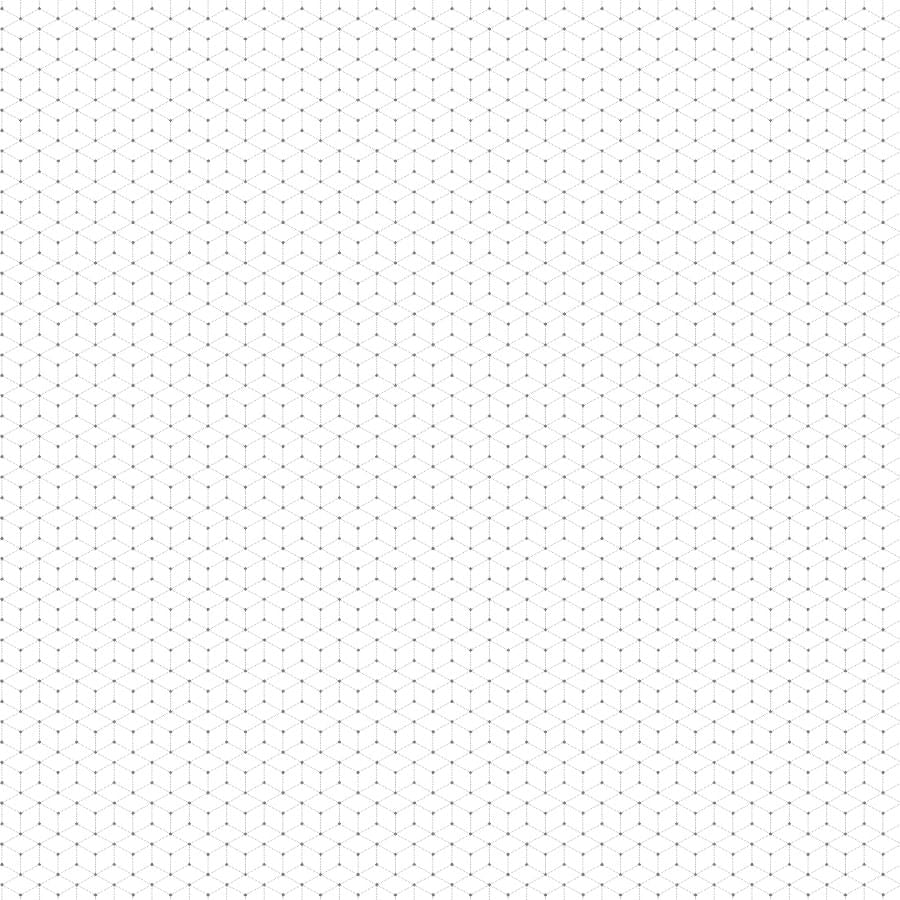 Papel de Parede Infantil Polígono com Pontos Cinza