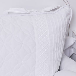 Kit Berço Atenas com Trança - 4 Peças Branco