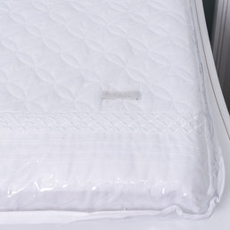 Kit Berço Atenas com Trança - 4 Peças Branco