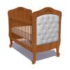 Berço Nóbile Madeira com Capitonê Bege