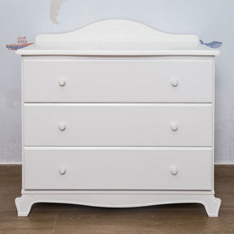 Cômoda Nóbile Branco 3 Gavetas