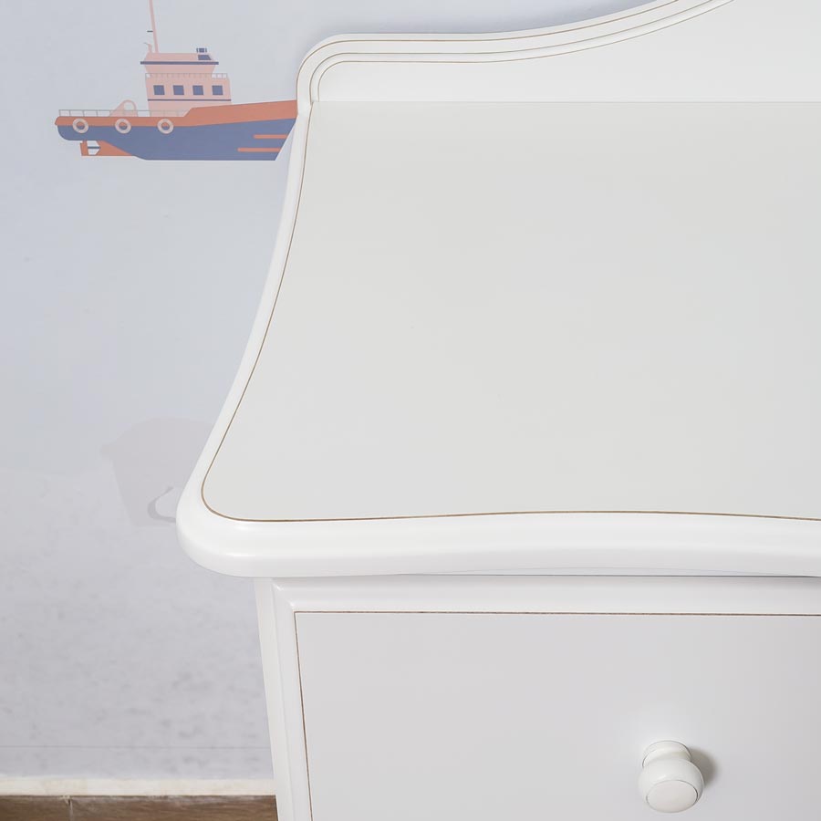 Cômoda Nóbile Branco Pronvençal com Porta