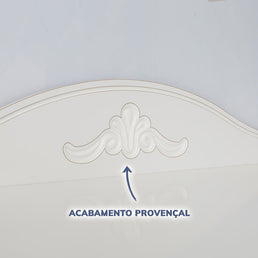 Cômoda Nóbile Branco Pronvençal com Porta