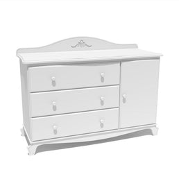 Cômoda Nóbile Branco Pronvençal com Porta