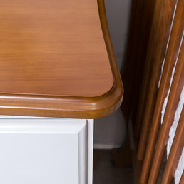 Cômoda Nóbile Branco e Madeira com Porta