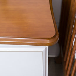 Cômoda Nóbile Branco Provençal e Madeira com Porta