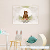 Quadro Infantil Urso Beary Much Verde