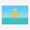 Quadro Infantil Sun Day Laranja