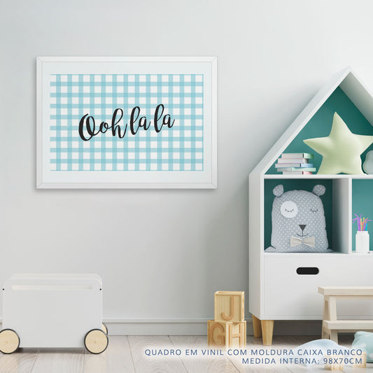 Quadro Infantil Aquarela Ooh La La Tifany