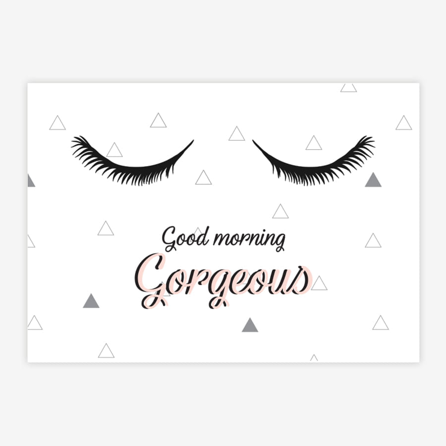 Quadro Infantil Good Morning Gorgeous Rose