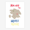 Quadro Infantil You Are My Greatest Treasure Vermelho
