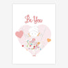Quadro Infantil Lolla Be You Rosa