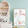Quadro Infantil Lolla Be Lovely Rosa