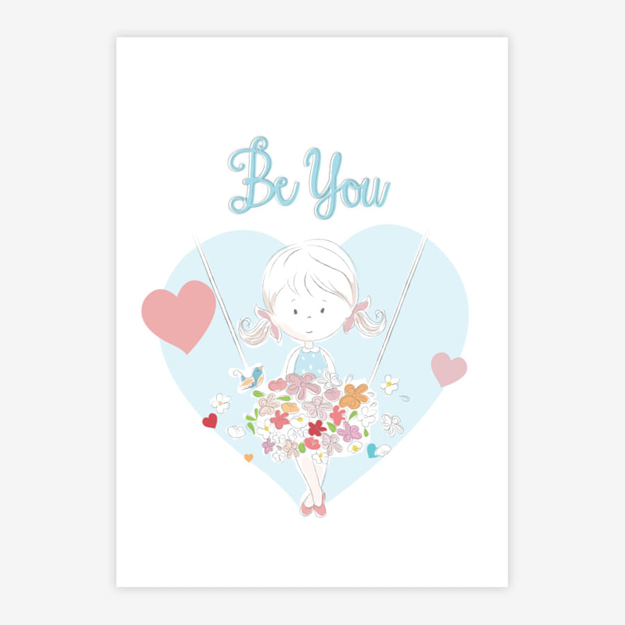 Quadro Infantil Lolla Be You Tifany