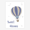 Quadro Infantil Balão Sweet Dreams Azul