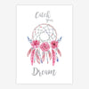 Quadro Infantil Filtro dos Sonhos Rosa