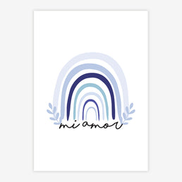 Quadro Infantil Mi Amor Azul