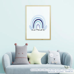 Quadro Infantil Mi Amor Azul