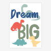 Quadro Infantil Dino Dream Big Color