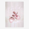 Quadro Infantil Sapatilha de Balé Rosa