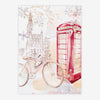 Quadro Infantil London Garden Rosa