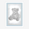 Quadro Infantil Urso Classic Azul
