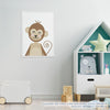 Quadro Infantil Macaco Moderno Marrom