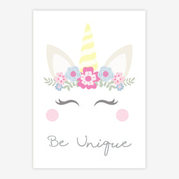 Quadro Infantil Be Unique Color Rosa