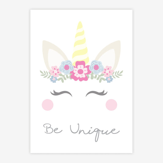 Quadro Infantil Be Unique Color Rosa