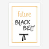 Quadro Infantil Future Back Belt Amarelo