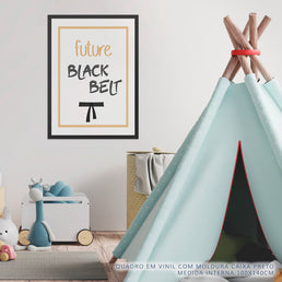Quadro Infantil Future Back Belt Amarelo
