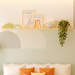 Quadro Infantil Coelho Cinza