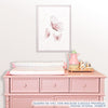 Quadro Infantil Jardim Borboletas Rosa