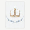 Quadro Infantil Coroa Aquarela Azul
