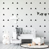 Papel de Parede Infantil Triângulo Grande Preto
