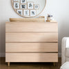 Cômoda de Bebê Haus Nature 4 Gavetas Carvalho 110cm