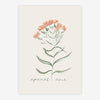 Quadro Infantil Flores Apenas Ame Bege