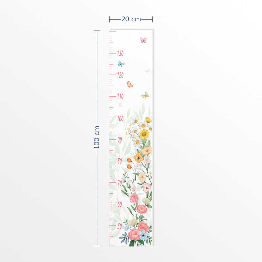 Régua de Crescimento Flores do Campo