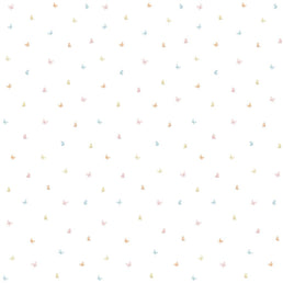 Papel de Parede Infantil Borboletas Flores do Campo