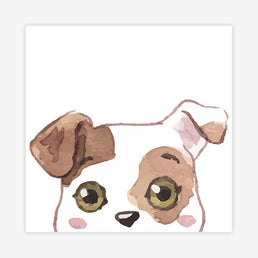 Quadro Infantil Buldogue Macho Quadrado