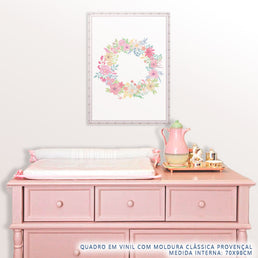 Quadro Infantil Tropical Guirlandas Tiffany