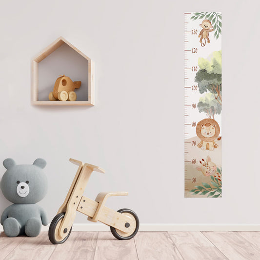 Régua de Crescimento Selva Bichos Verde