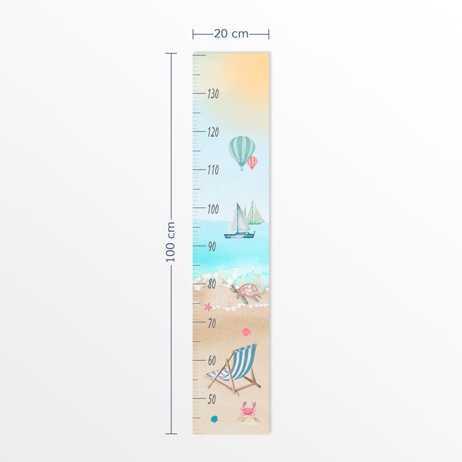 Régua de Crescimento Praia Azul