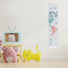 Régua de Crescimento Mapa Mundi Colors